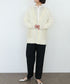 【SOI-MeME】sheer fringe high gauge cardigan